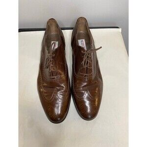Mario Bruni vintage leather oxfords brown
